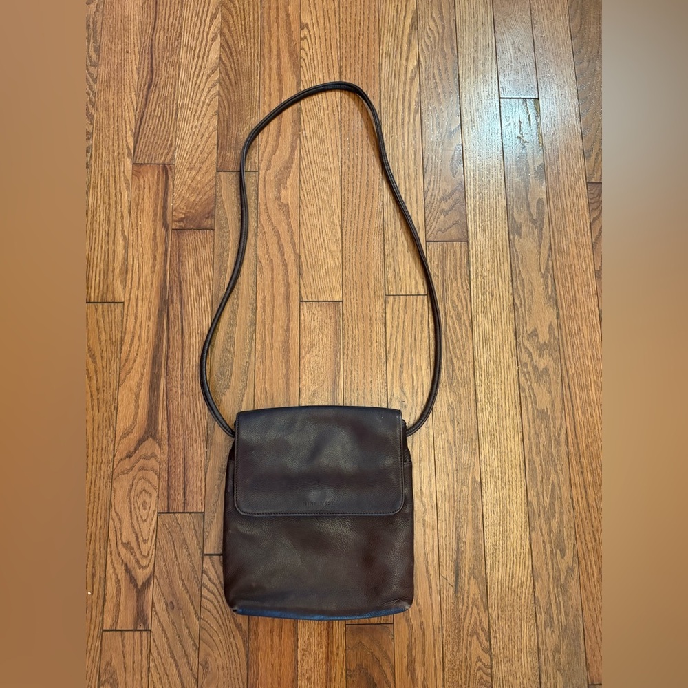 Nine West Vintage Genuine Leather Dark Brown Bag Purse